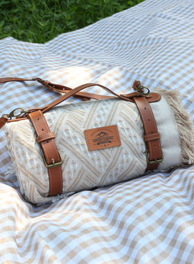 网红加厚户外野餐垫防潮垫草地春游ins风便携露营防水毯子可机洗