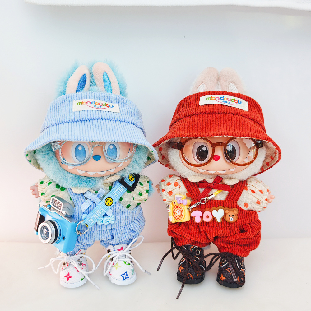 一二代盲盒Labubu衣服挂件