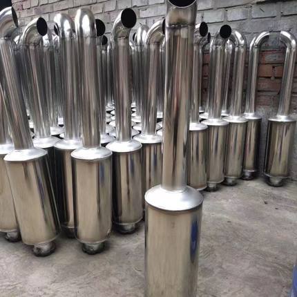 单缸柴油机加长不锈钢消声器常柴L280S19511151125消音器排气管