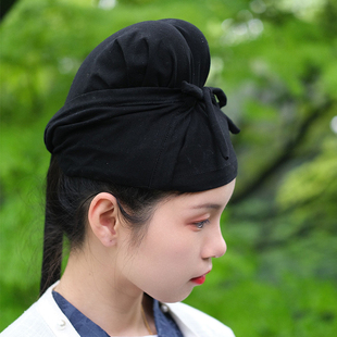 现货—唐·慕容智·苎麻·幞头布·巾子