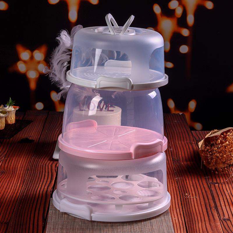 手提便携透明家用烘培生日蛋糕