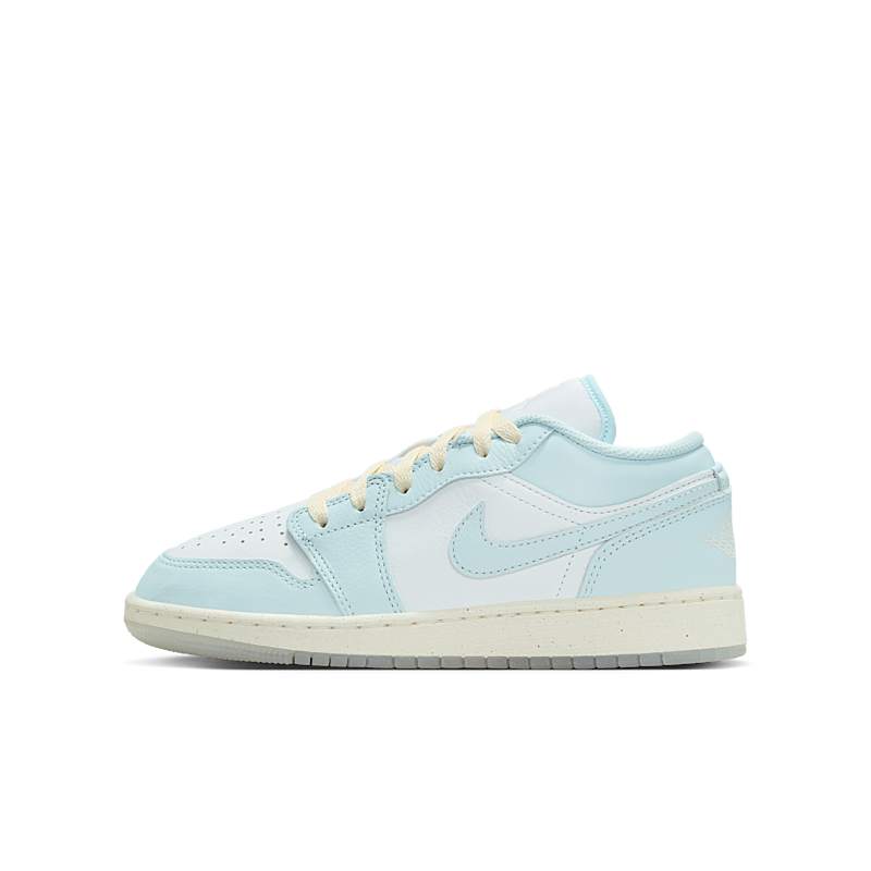 AJ1蓝白色GS低帮休闲运动板鞋