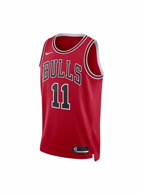 Nike 字母logo印花 SW球迷版 公牛队 红色11号篮球背心DN2000-658