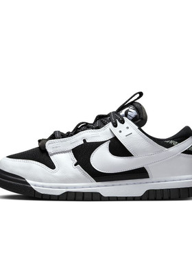 Nike Air Dunk Jumbo Remastered 黑白色低帮复古板鞋 DV0821-002