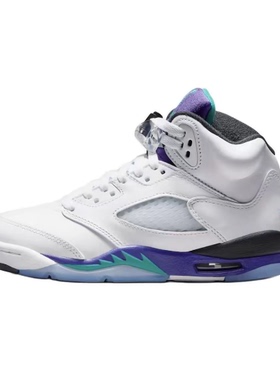 Air Jordan 5 Retro AJ5 白色 GS大童 低帮休闲篮球鞋 HQ7980-100