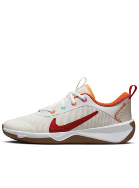Nike Omin Multi Court 白红色 GS 低帮运动休闲鞋 FD4630-161