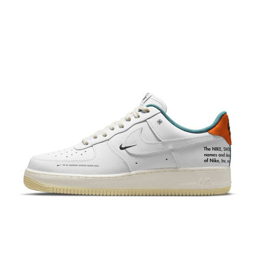 Nike空军一号白绿橙休闲板鞋
