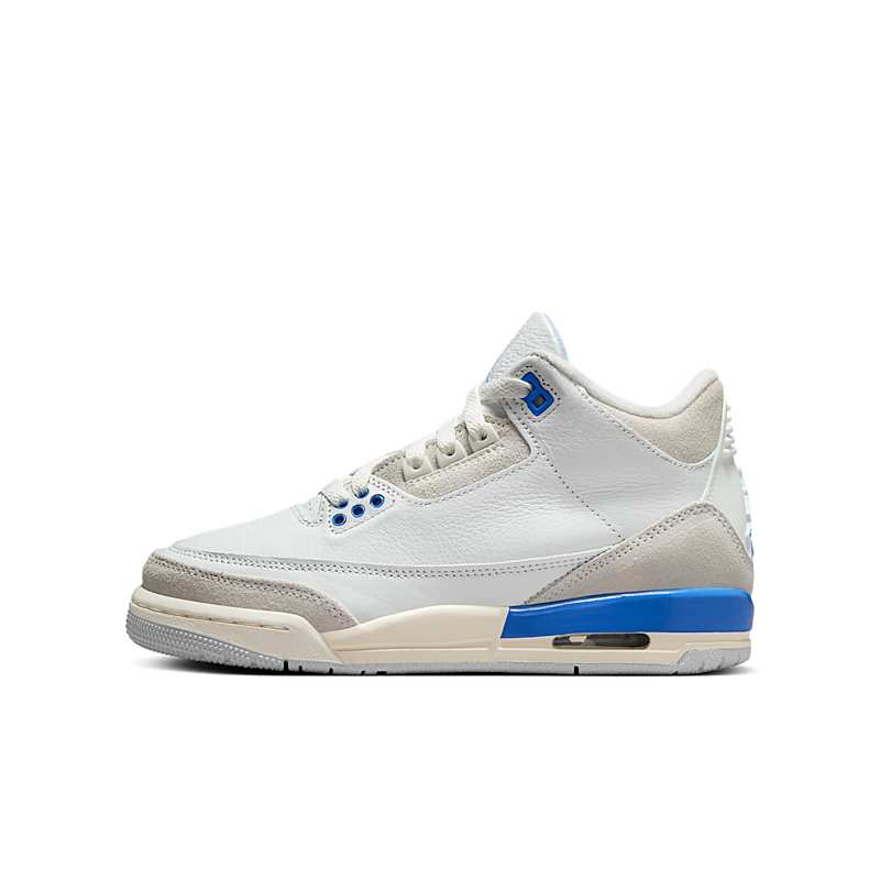 Air Jordan 3 白蓝 GS运动休闲复古舒适百搭中帮篮球鞋DM0967-101
