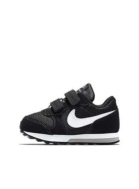 Nike MD Runner 2 黑白色 婴幼童 儿童低帮跑步鞋806255-001