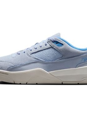 Jordan Flight Court 蓝色 女款 低帮 复古休闲篮球鞋FZ9854-400