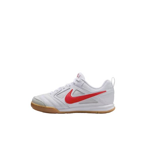 Nike白红色GS大童低帮足球鞋