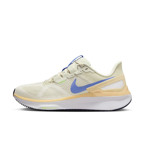 NikeZoom米白蓝女款训练跑步鞋