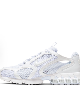 Nike Air Zoom Spiridon Cage 2 纯白男运动休闲跑步鞋CJ1288-100