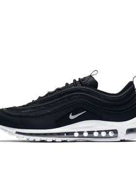 Nike Air Max 97 耐克男子黑子弹黑白色全掌气垫跑步鞋921826-001