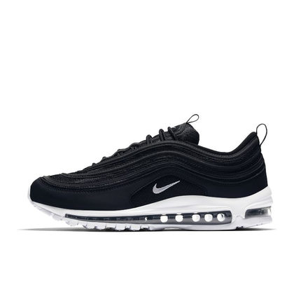 Nike Air Max 97 耐克男子黑子弹黑白色全掌气垫跑步鞋921826-001