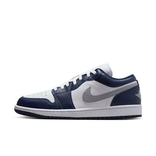 Air Jordan 1 AJ1 男款 蓝白 低帮休闲复古篮球鞋 553558-141