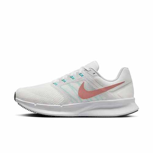 Nike白灰色女款低帮跑步鞋