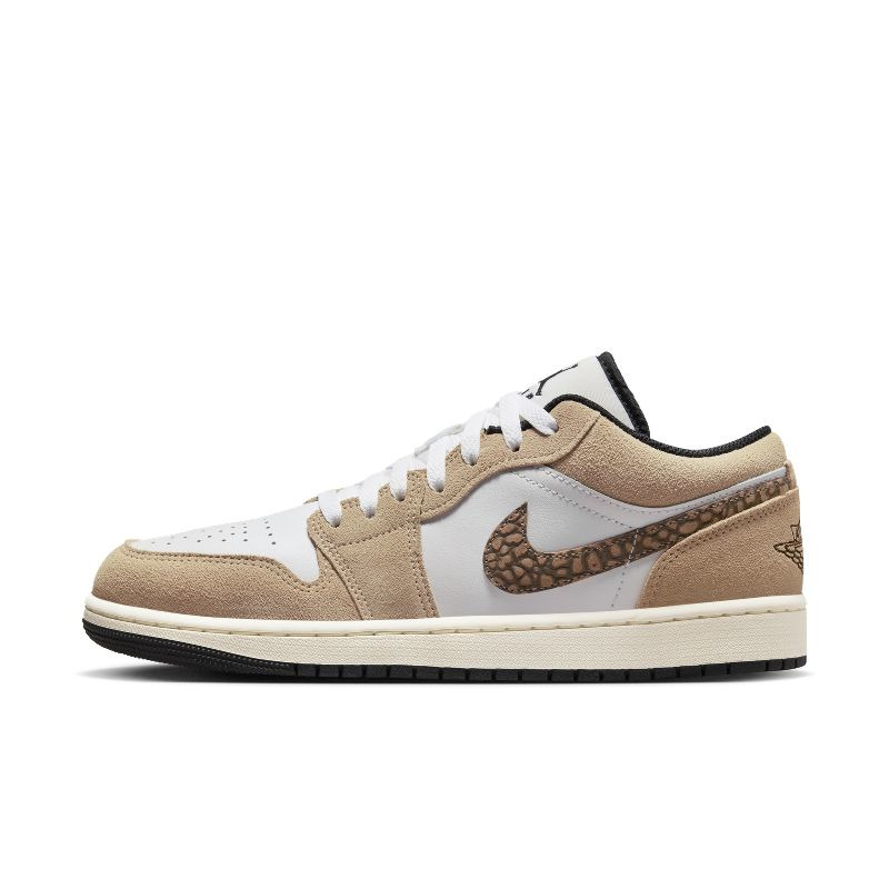 AJ1白棕色男款低帮复古篮球鞋