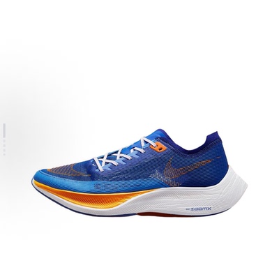 Nike蓝色男款低帮跑步鞋