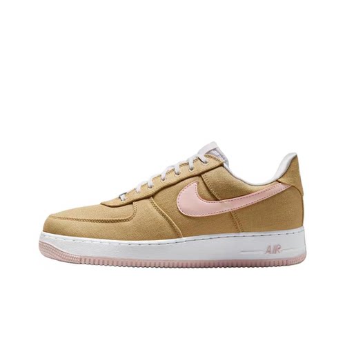 NikeAirForce1男款棕粉板鞋
