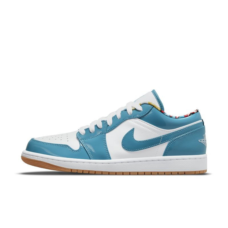 Air Jordan 1 AJ1 Low 男子北卡蓝 生胶低帮复古篮球鞋DC6991-400
