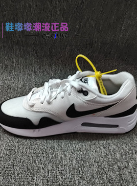瑕疵处理Nike Air max 1 Golf 白黑 低帮 运动休闲鞋DV1403-110