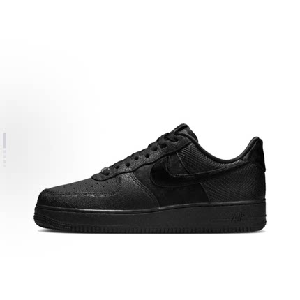 Nike Air Force 1 Low 黑色 男款 低帮 运动休闲板鞋HQ1977-001