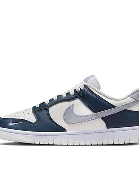 Nike Dunk Low 白蓝色 女子 运动休闲复古百搭低帮板鞋HV2390-100