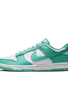 Nike Dunk Low 白绿色 男子 运动休闲复古潮流低帮板鞋DV0833-101