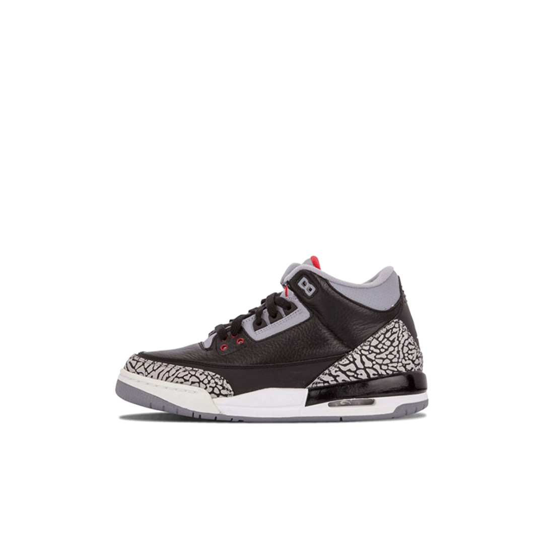 Air Jordan 3 Retro AJ3 黑水泥 GS 中帮休闲篮球鞋854261-001