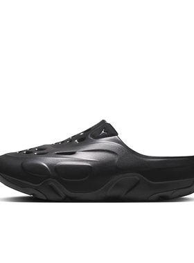 Jordan Roam 黑色 男款 休闲 包头拖鞋FQ0227-001-101