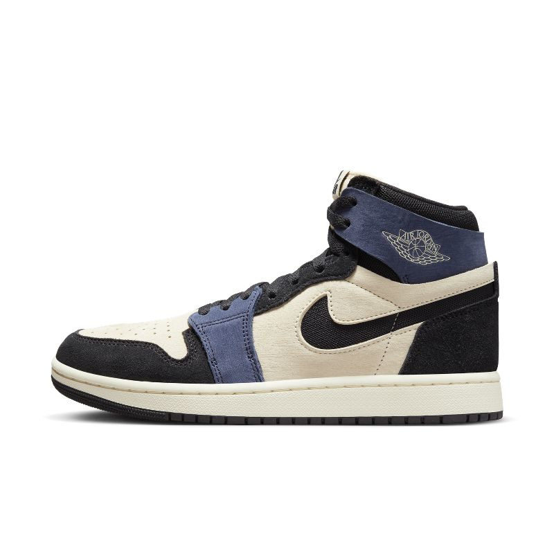 Air Jordan 1 AJ1 蓝白黑 女款高帮复古休闲运动篮球鞋DV1305-104