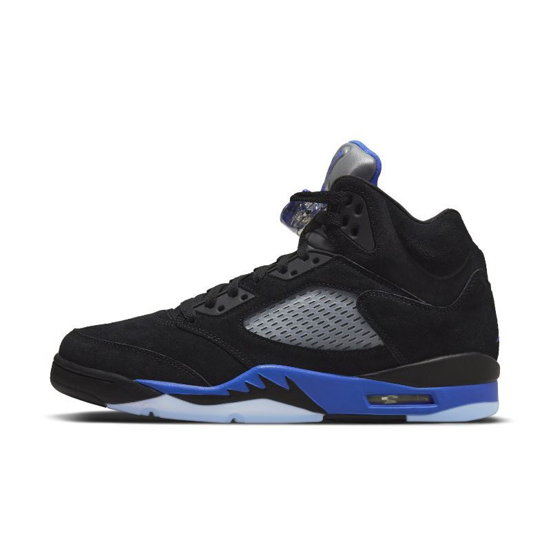 Air Jordan 5 AJ5 男 黑蓝 赛车蓝 高帮休闲篮球鞋CT4838-004