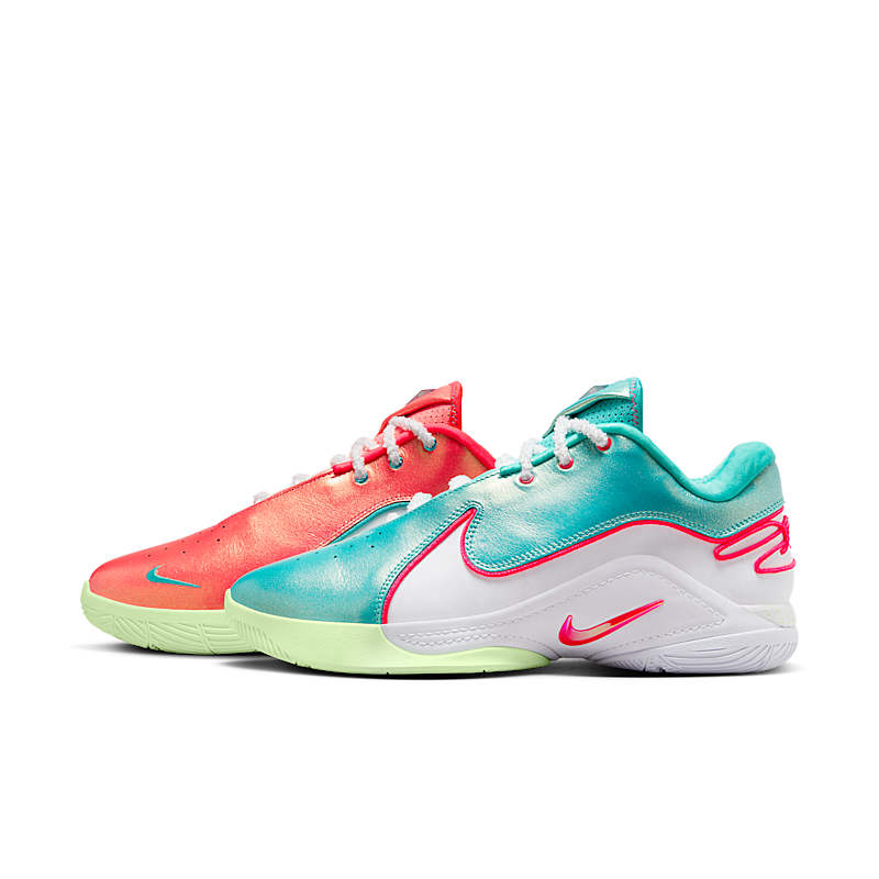 NikeLeBron22绿白红男篮球鞋