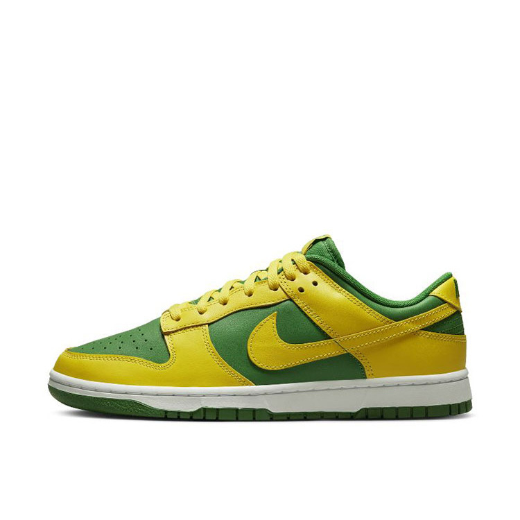 Nike Dunk Low Retro 反转巴西男黄绿低帮运动休闲板鞋DV0833-300