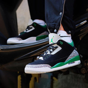 AJ3男 黑绿水泥爆裂纹 高帮篮球鞋 030 Air CT8532 Jordan
