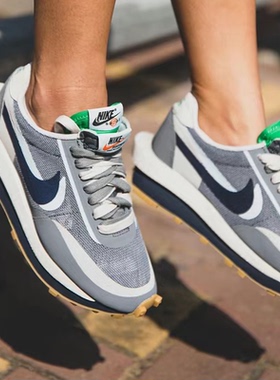 Nike LDWaffle 三方联名 灰蓝解构 运动休闲复古跑步鞋DH3114-001