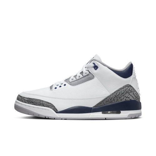 Air Jordan 3 AJ3 灰蓝 男子 运动休闲复古中帮篮球鞋 CT8532-140