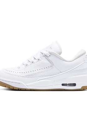 Air Jordan 2/3 白色 女款 低帮 休闲运动篮球鞋FZ4122-102