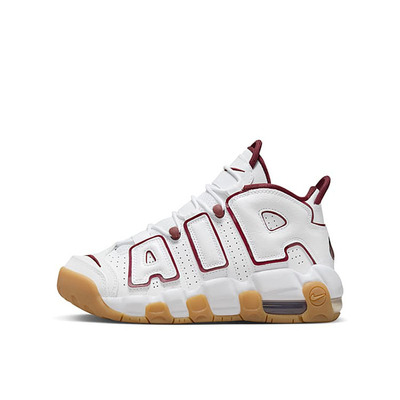 Nike Air More Uptempo GS白红皮蓬运动休闲中帮篮球鞋FJ2846-100