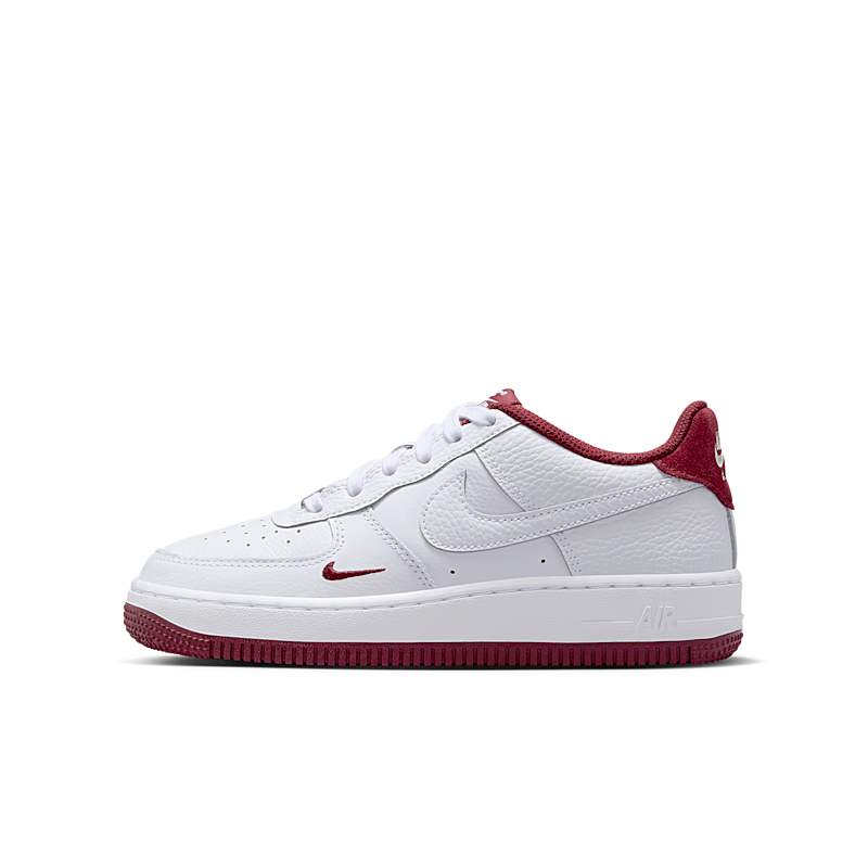NikeAirForce1AF1白红板鞋