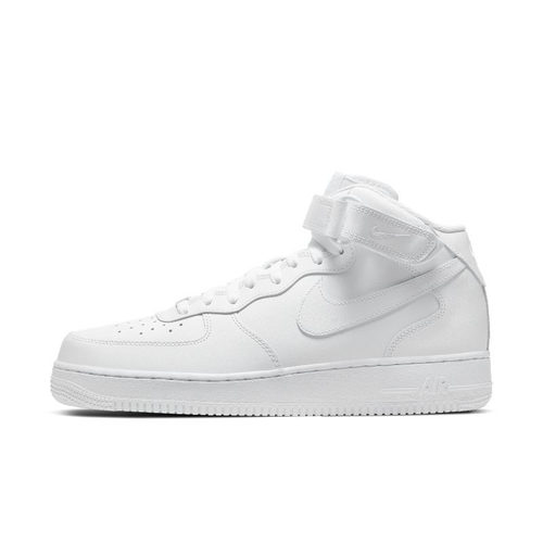 Nike Air Force 1 Mid AF1空军一号男纯白中帮休闲板鞋315123-111