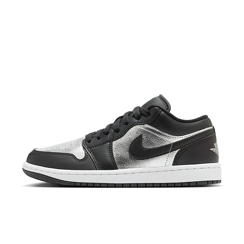 AJ1黑银女低帮复古休闲篮球鞋
