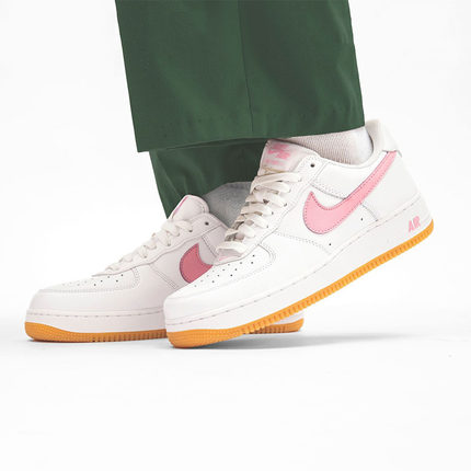 Nike Air Force 1 AF1 白粉 男子休闲运动鞋低帮板鞋 DM0576-101
