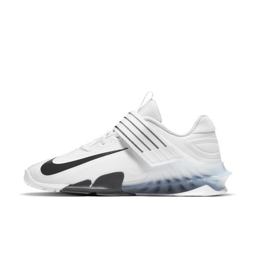 Nike男白黑低帮运动训练鞋