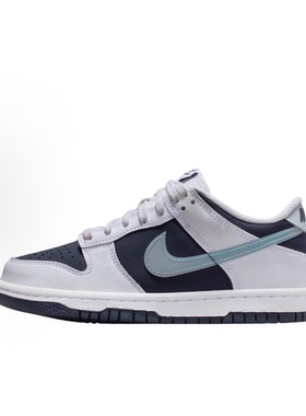 Nike 蓝白色 GS大童 低帮 运动休闲板鞋II7639-100