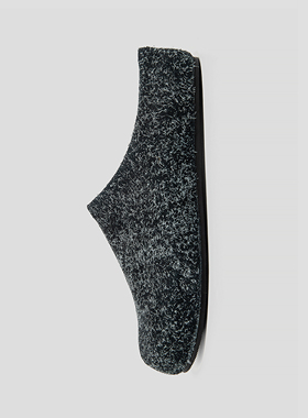 Aucun FootWear / 25SS 蚕皮麂皮翻毛皮磨砂穆勒休闲勃肯包头鞋