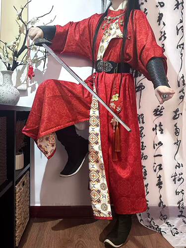 迎笙诺[渡长安]唐制汉服圆领袍男女款缺胯袍侠客书生春秋cos全套