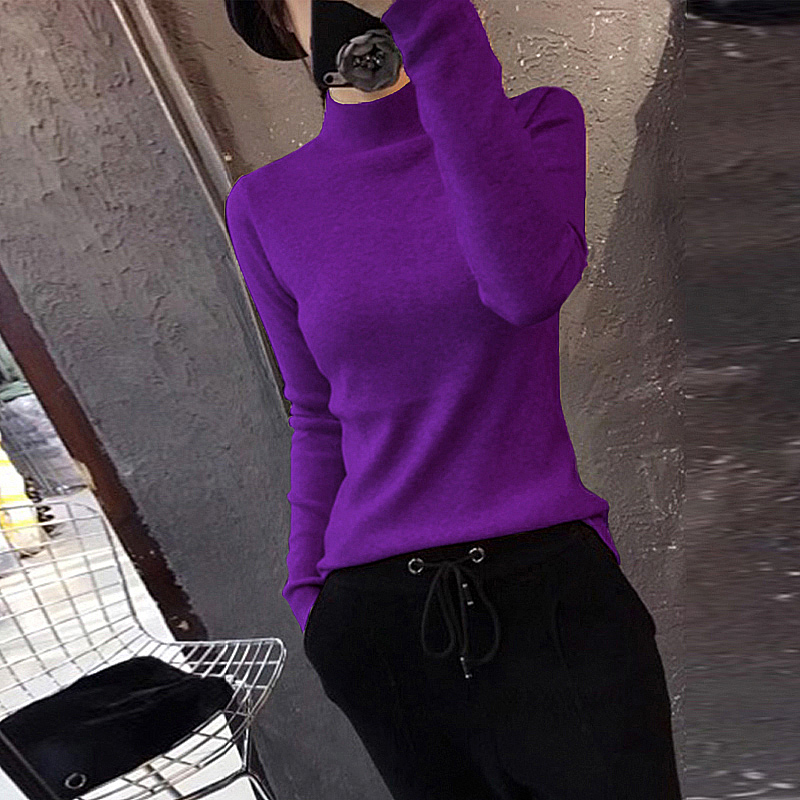 秋冬2022新款半高领打底衫