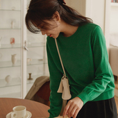 上衣女春秋2022新款 宽松毛衣内搭中领针织衫 洋气半高领打底衫 薄款